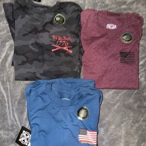 Mens Howitzer Mens USA Patriot Shirt Lot NWT Size Small